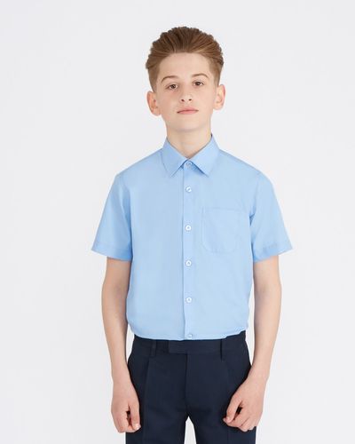 Short-Sleeved Non Iron Shirt - Pack of 3 - (4-16 Years)