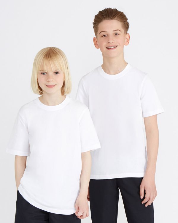 Unisex Pure Cotton Crew Neck T-Shirts - Pack Of 2