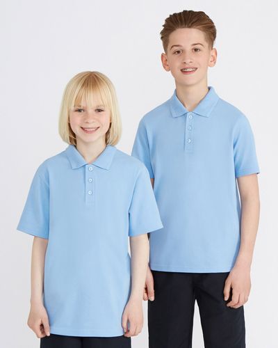 Unisex Stain Release Short Sleeve Polo Shirts - Pack Of 2 thumbnail