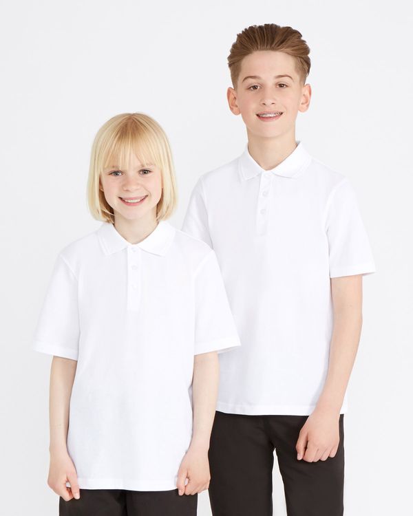 Unisex Stain Release Short Sleeve Polo Shirts - Pack Of 2