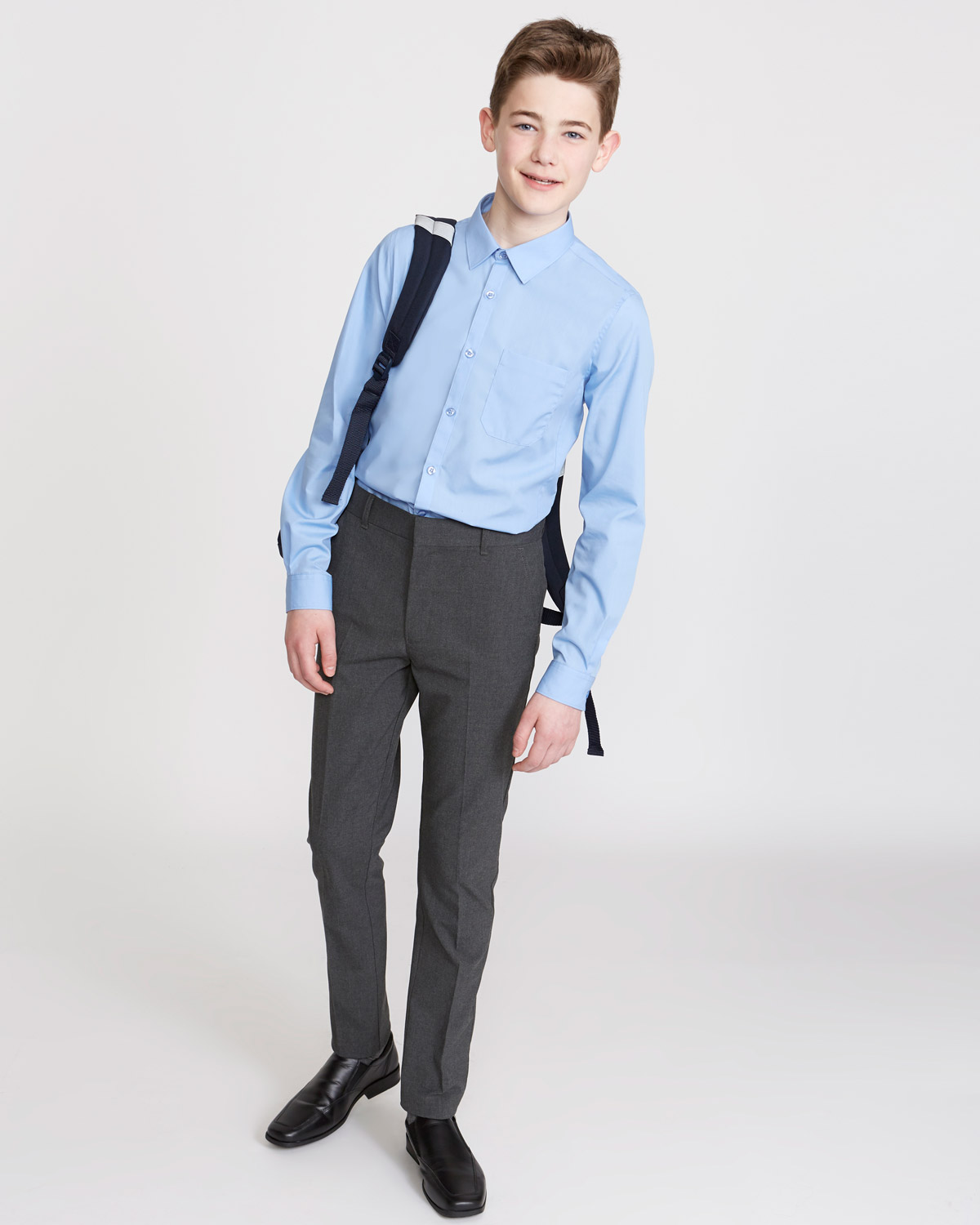 Boys' Super Skinny Longer Length School Trousers (2-18 Yrs), M&S  Collection
