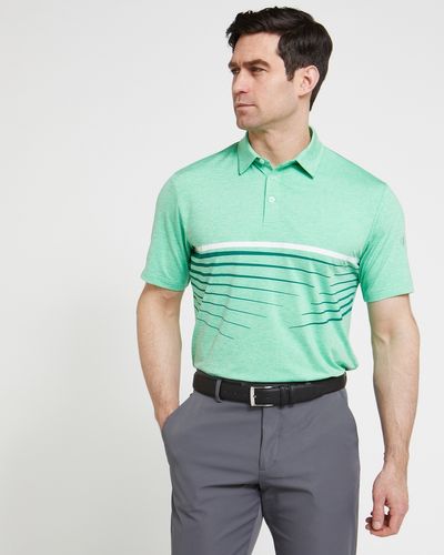 Pádraig Harrington Golf Chest Print Polo Shirt