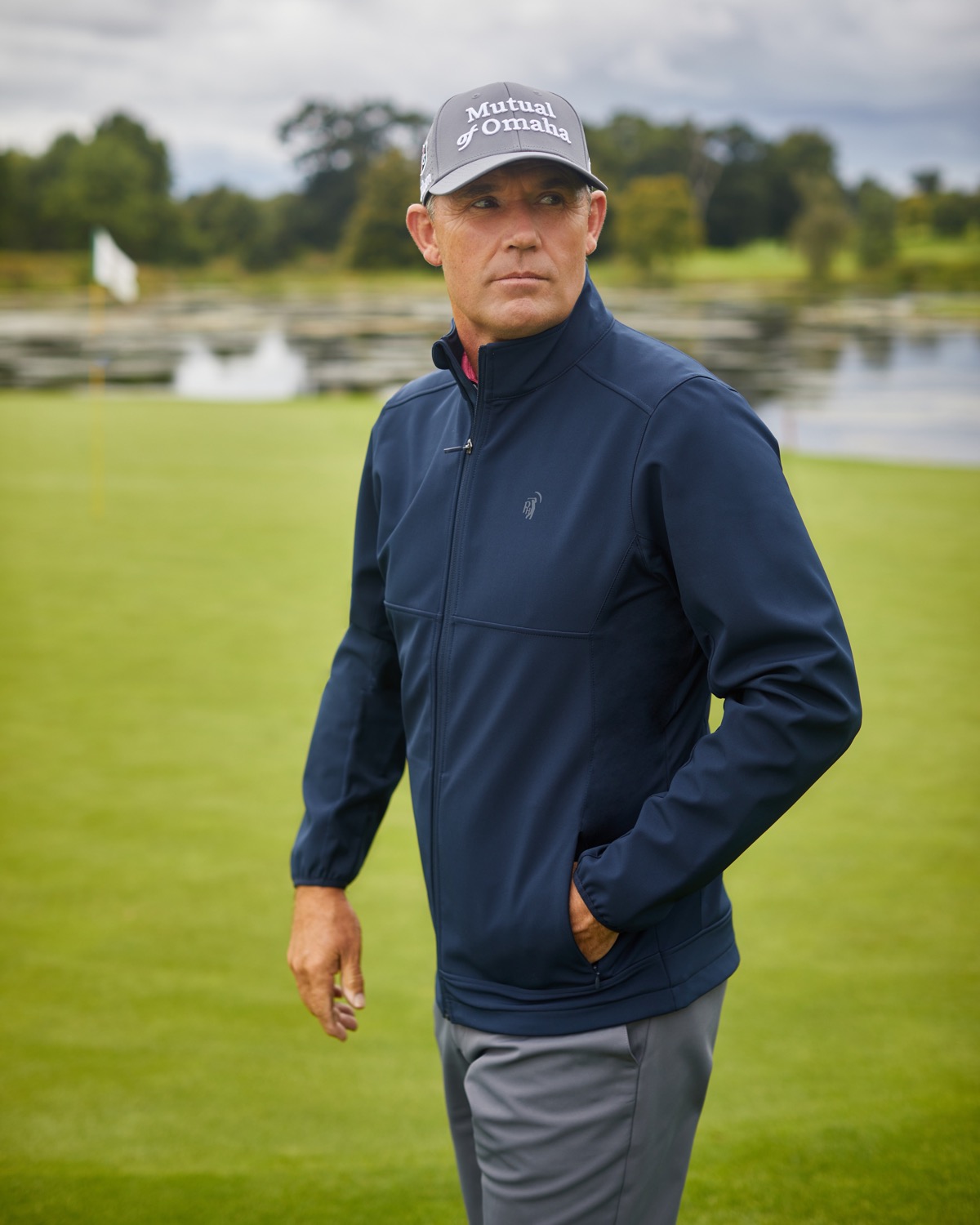 Dunnes Stores | Navy Pádraig Harrington Golf Soft Shell Jacket