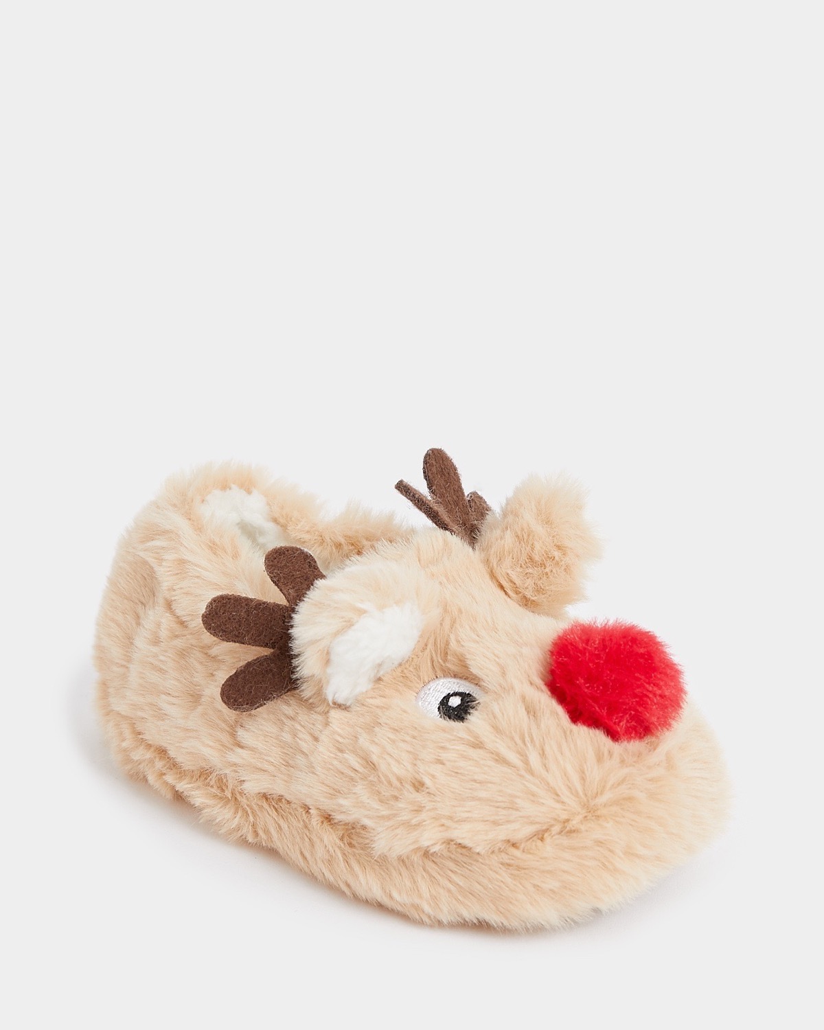 Dunnes Stores | Brown Reindeer Slipper