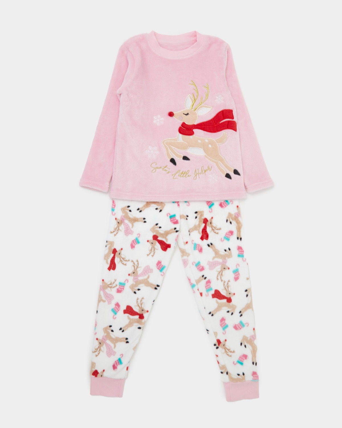 Dunnes Stores  Multi Fluffy Fleece Pyjamas