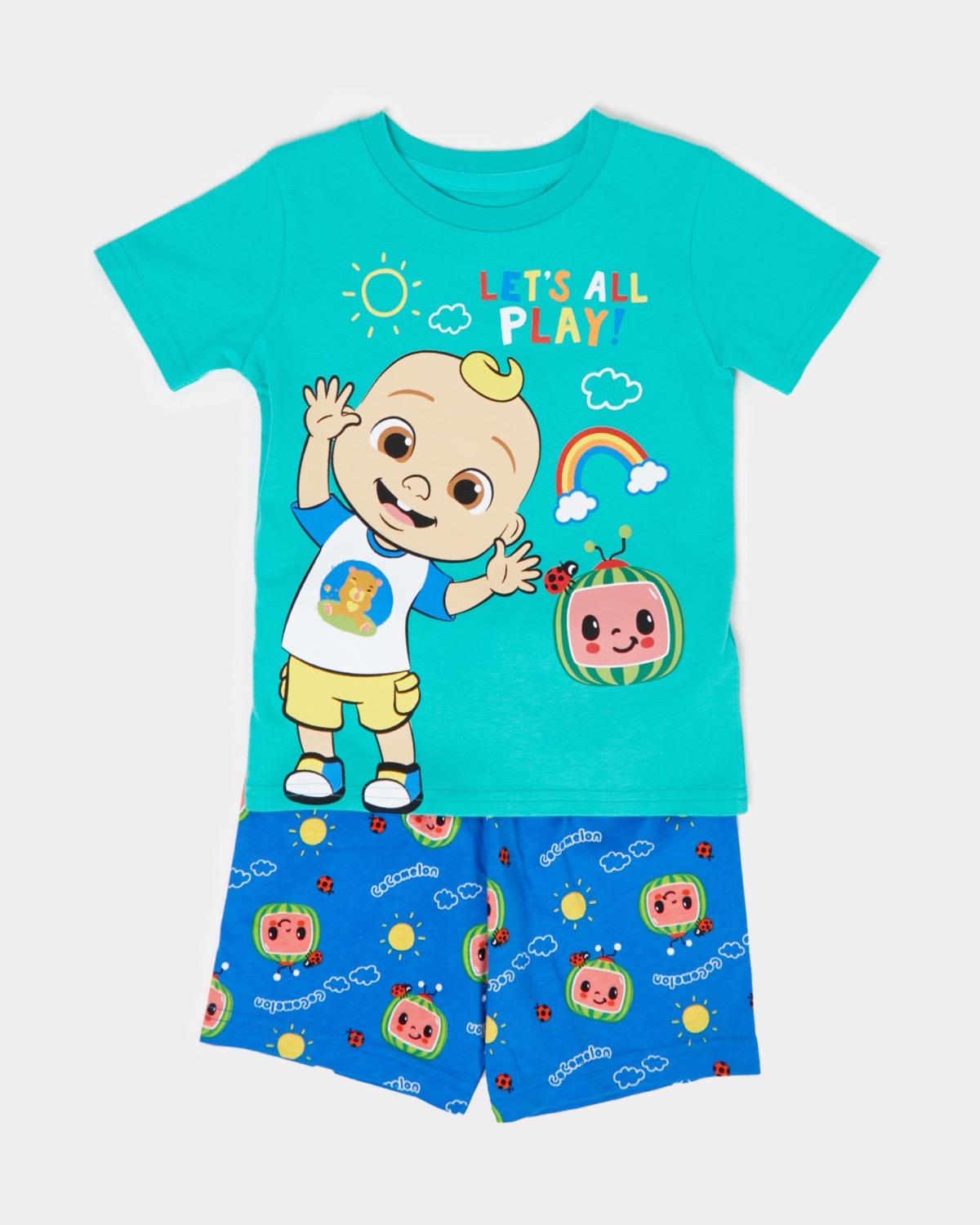 Dunnes Stores | Turquoise Cocomelon Shorts Set (12 months-4 years)