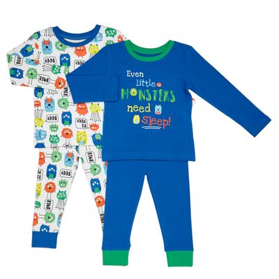 Baby Boys Pyjamas - Pack Of 2 (6 months-4 years) thumbnail