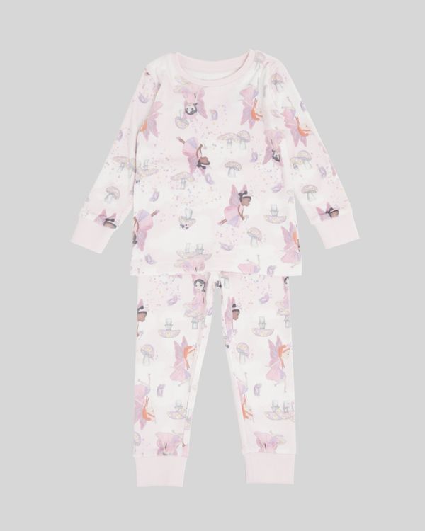 Dunnes Stores | Pink Printed Velour Pyjama Set (6 months-4 years)