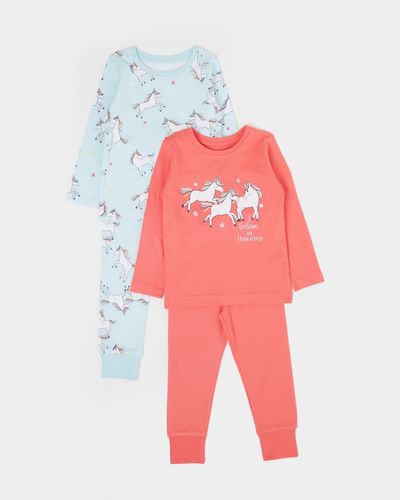 Baby Girls Pyjamas - Pack Of 2 (6 months-4 years)