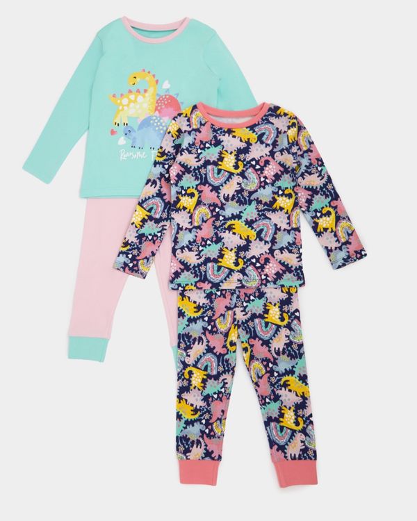 Baby Girls Pyjamas - Pack Of 2 (6 Months - 4 Years)