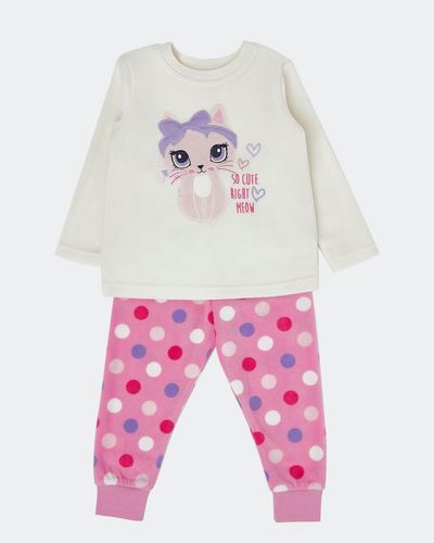 Baby Girls Fleece Pyjamas (6 months-4 years) thumbnail