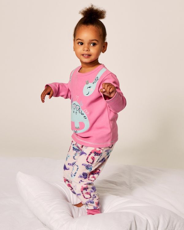 Baby Girls Fleece Pyjamas (6 months - 4 years)