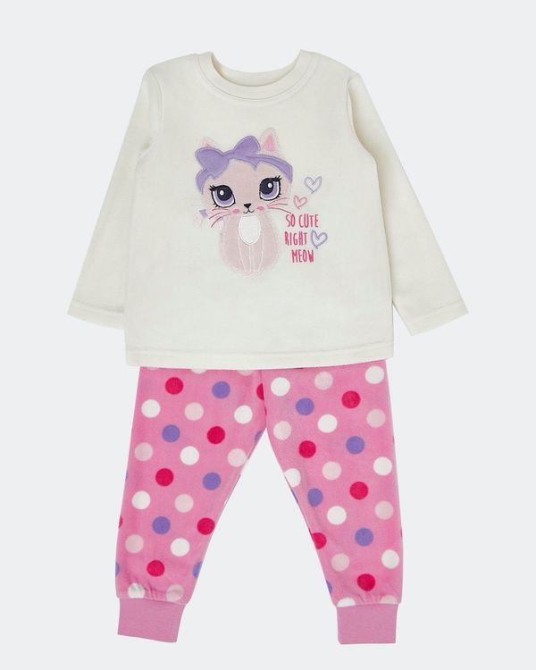 Baby Girls Fleece Pyjamas (6 months-4 years)
