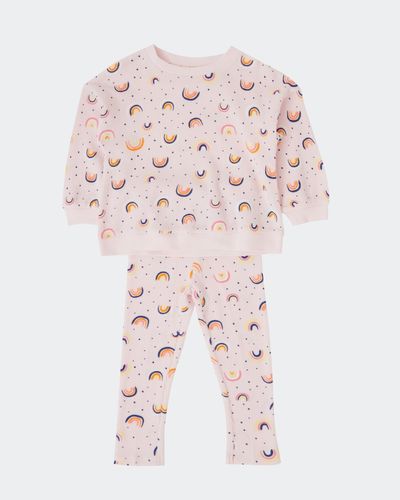 All-Over Print Waffle Pyjama Set (6 months-4 years)