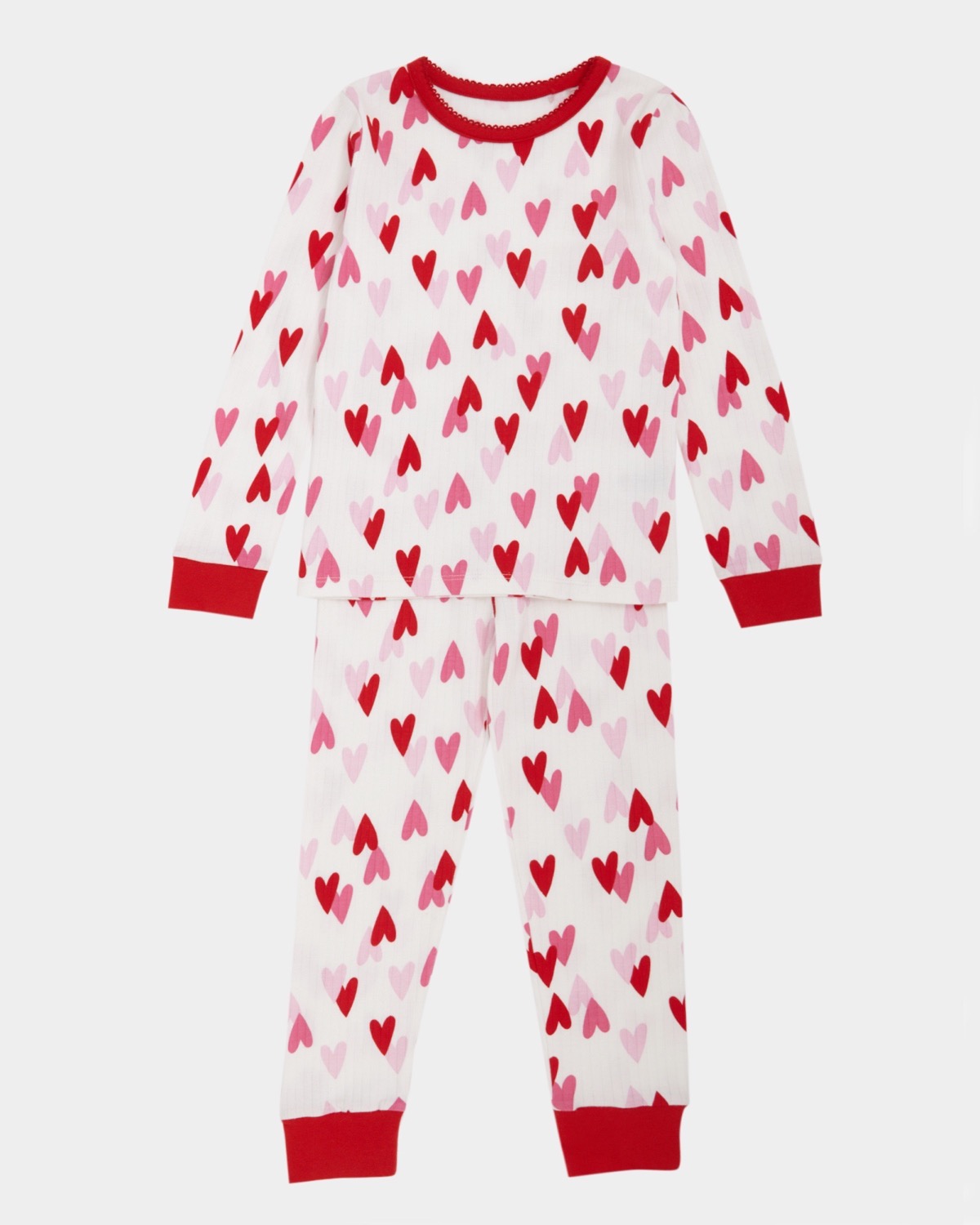 Heart Pull-On Fleece Pyjama Pants