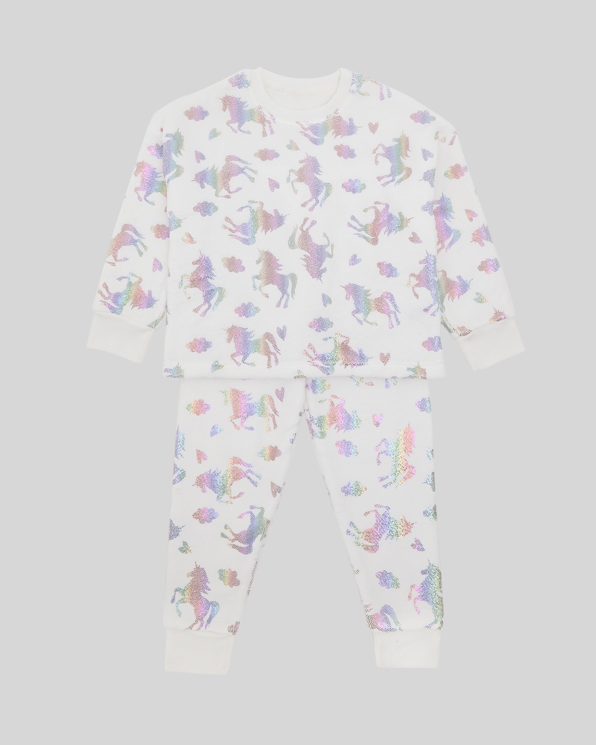 Dunnes Stores | Unicorn Fluffy Pyjamas (2-14 years)