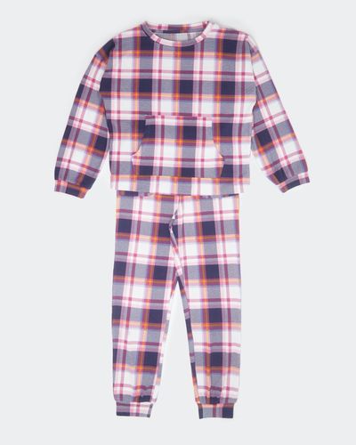 Girls Check Snit Pyjama Set (7-14 Years)
