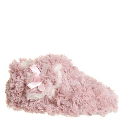 Younger Girls Fluffy Slippers thumbnail