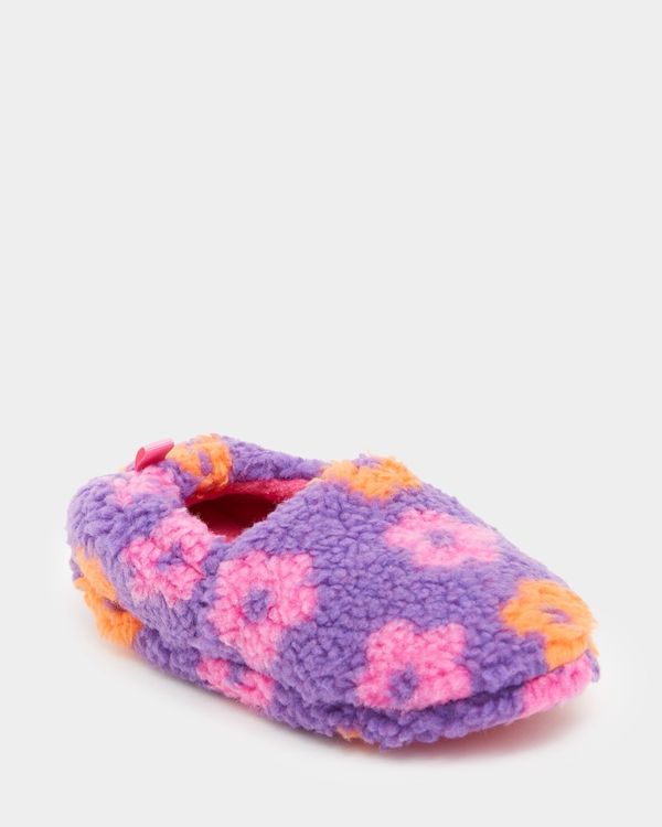 Print Slippers, Size 8 -5