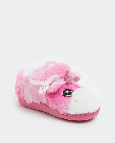 Toddler Unicorn Slippers (Size 4 Infant - 11) thumbnail