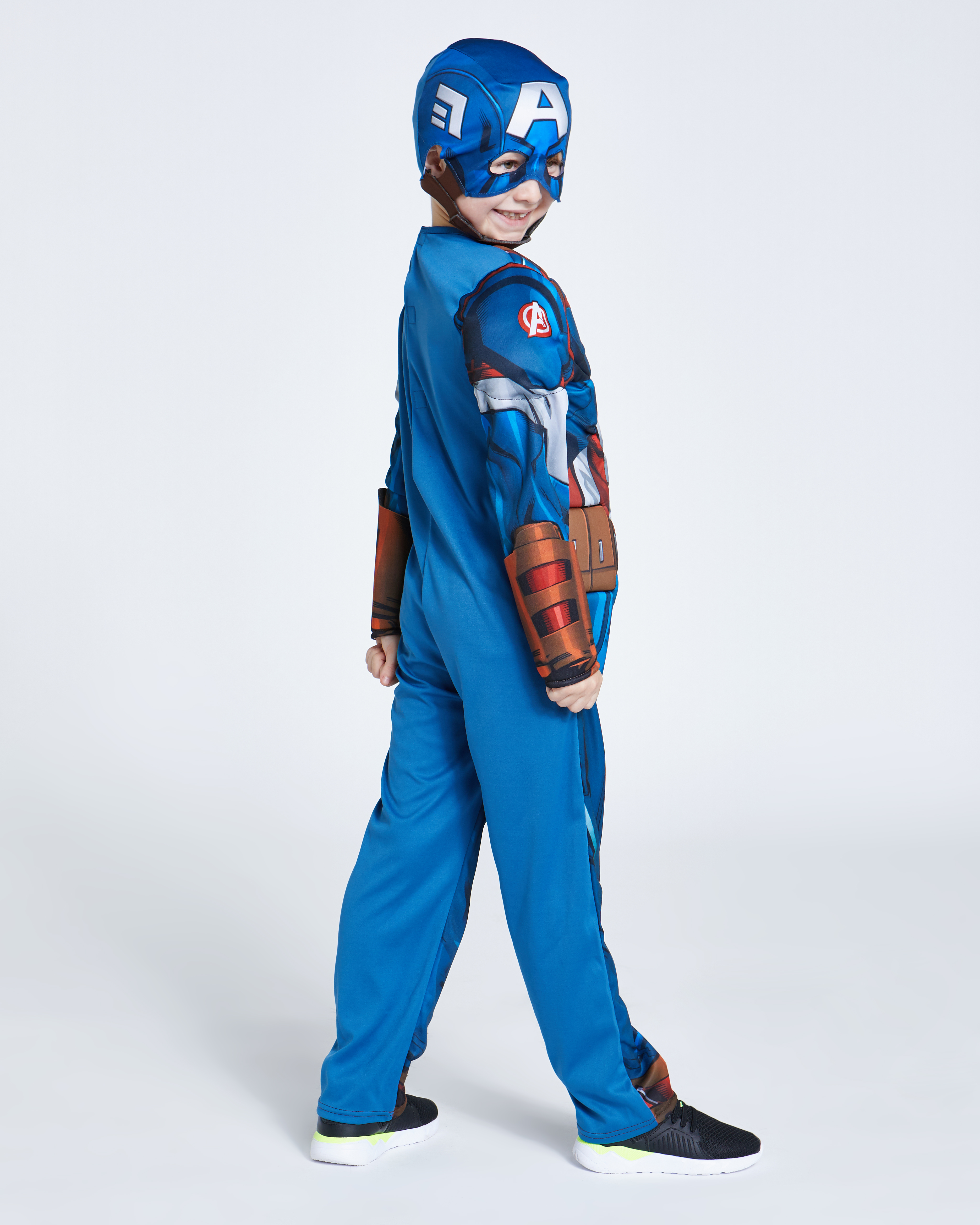 Captain America Winter Soldier Kids Costume Dress Up Halloween Party  Cosplay | eBay
