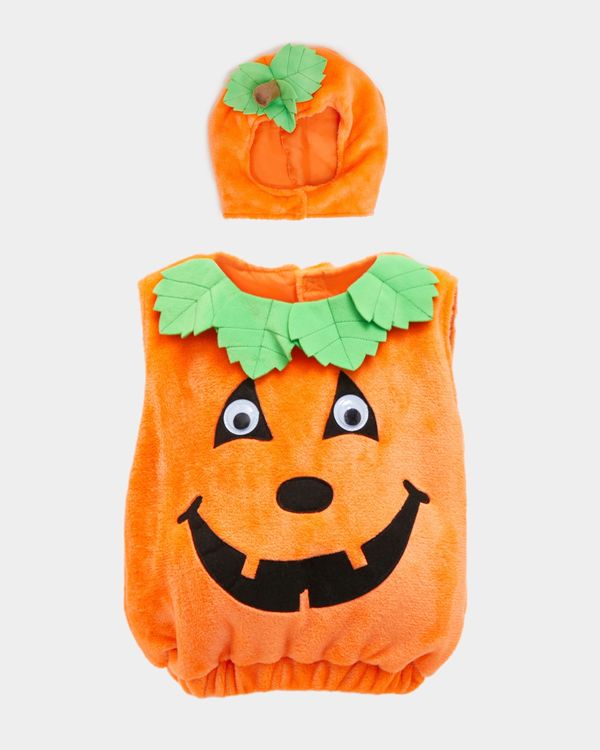 Pumpkin Plush Top And Hat (1-3 years)