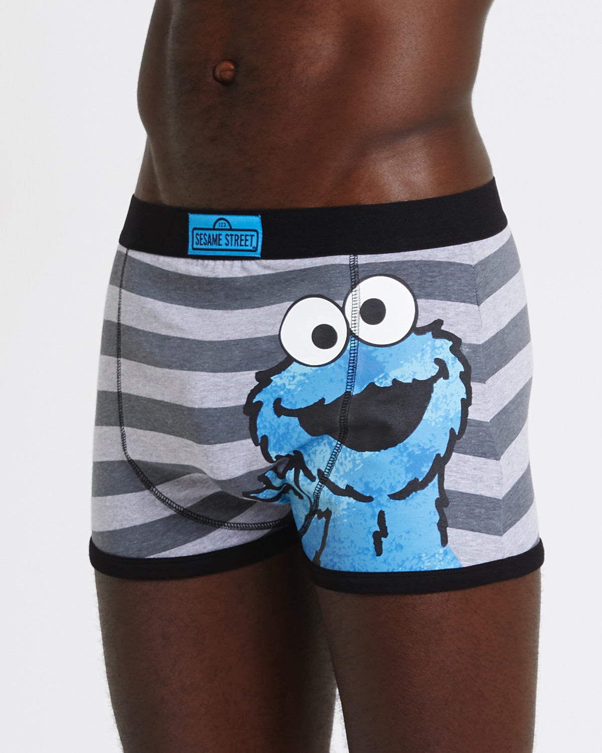 Dunnes Stores  Grey Cookie Monster Boxers