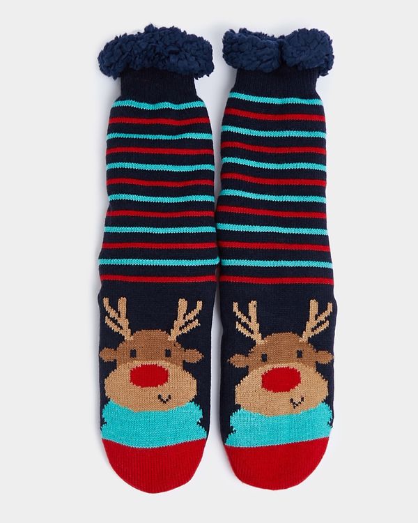 Reindeer Family Socks