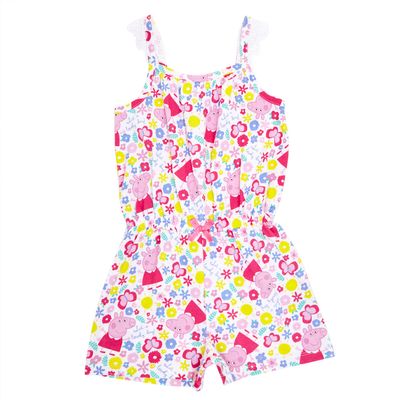 Younger Girls Peppa All Over Print Playsuit thumbnail