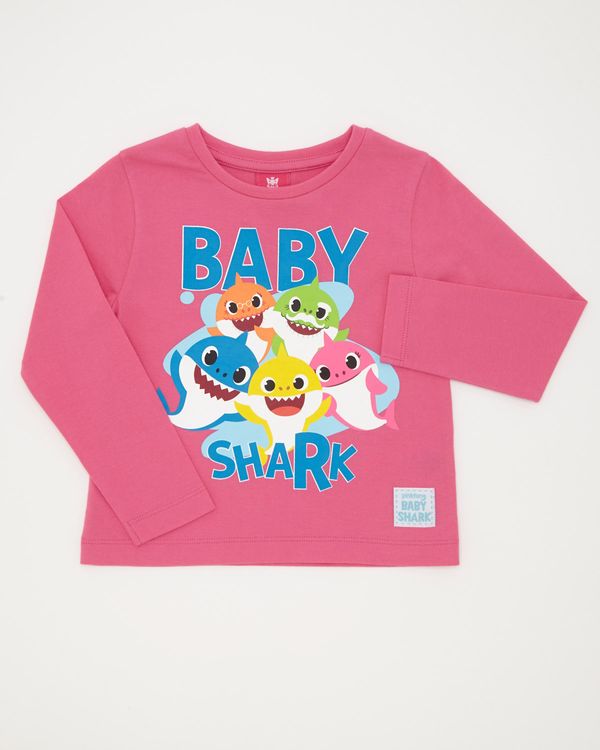 Baby Shark Pink Top (12 months-5 years)