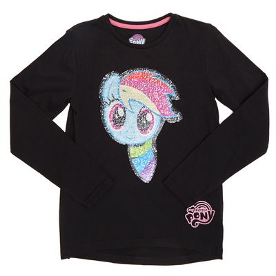 Older Girls My Little Pony Two Way Sequin Top thumbnail