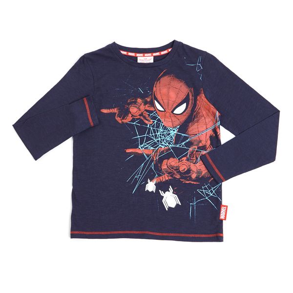 Younger Boys Spiderman Long Sleeve Top