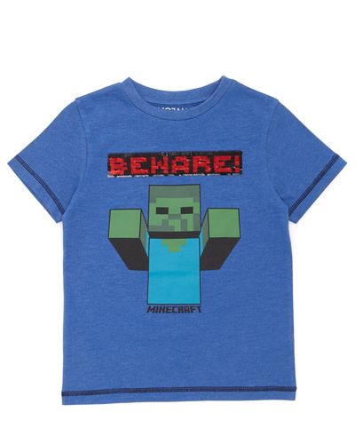 Boys Minecraft Sequin T-Shirt (5-13 years) thumbnail