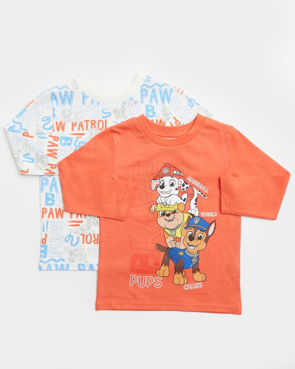 Dunnes Stores | Red Paw Patrol Tops - Pack Of 2 (12 months-5 years)