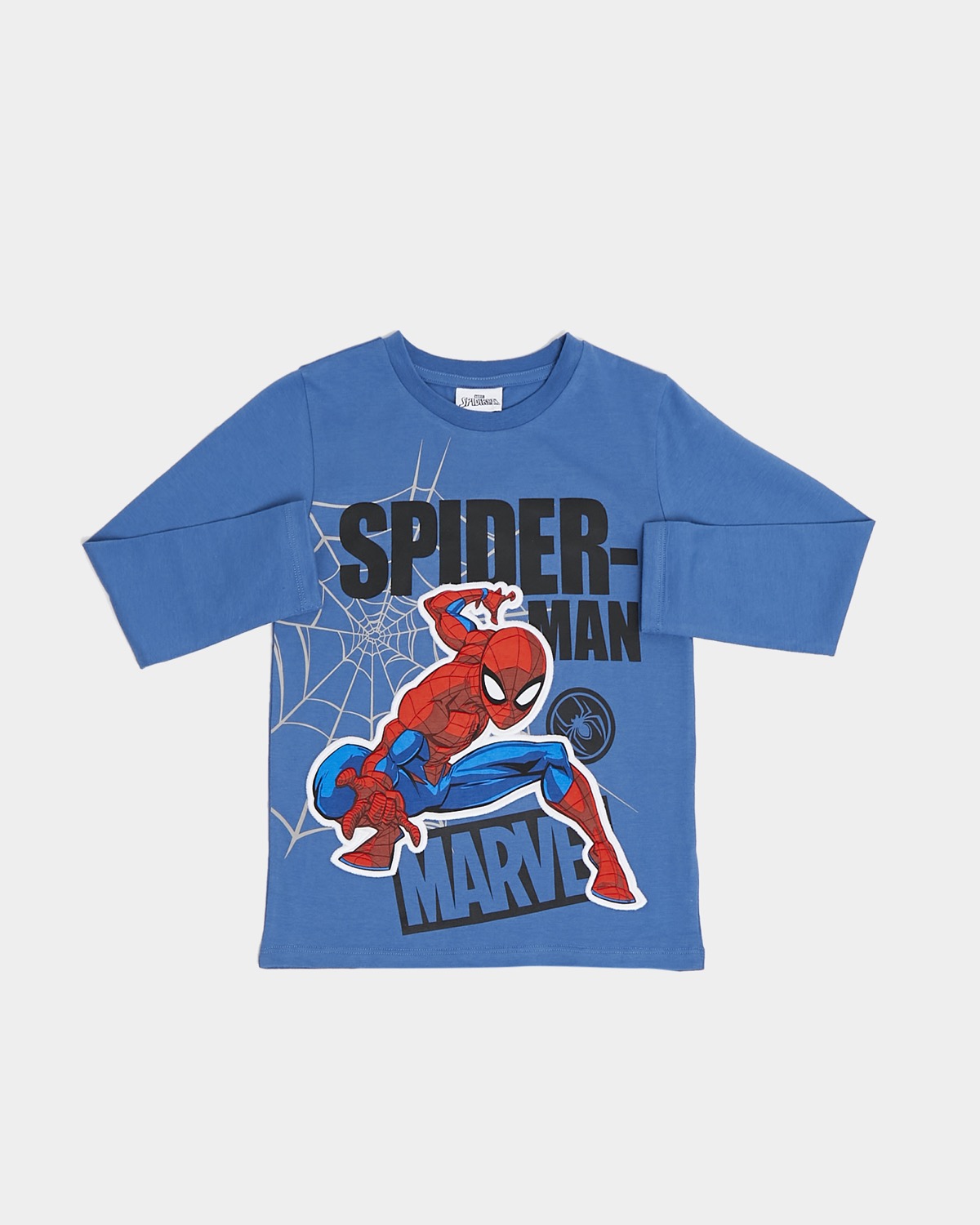 Dunnes Stores | Blue Spiderman Long-Sleeved T-Shirt (3-8 years)