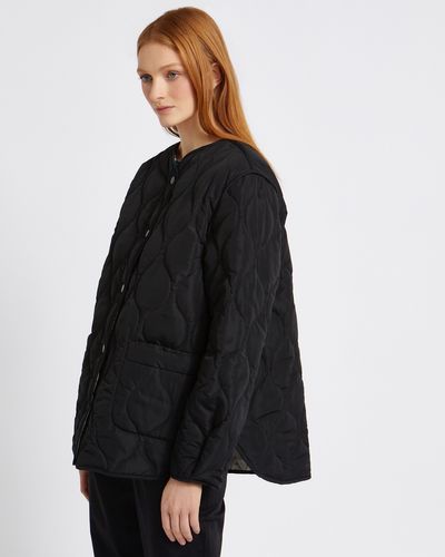 Carolyn Donnelly The Edit Cream Quilted Reversible Jacket