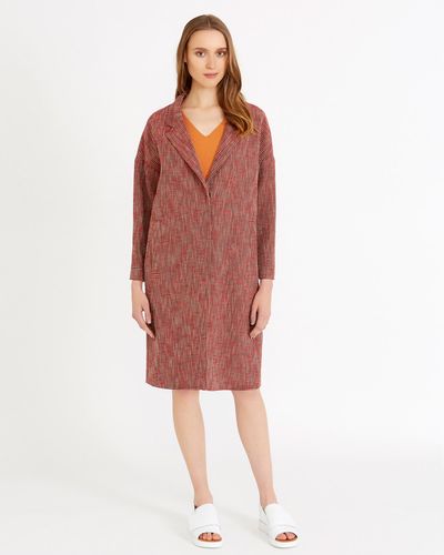 Carolyn Donnelly The Edit Textured Waffle Coat thumbnail