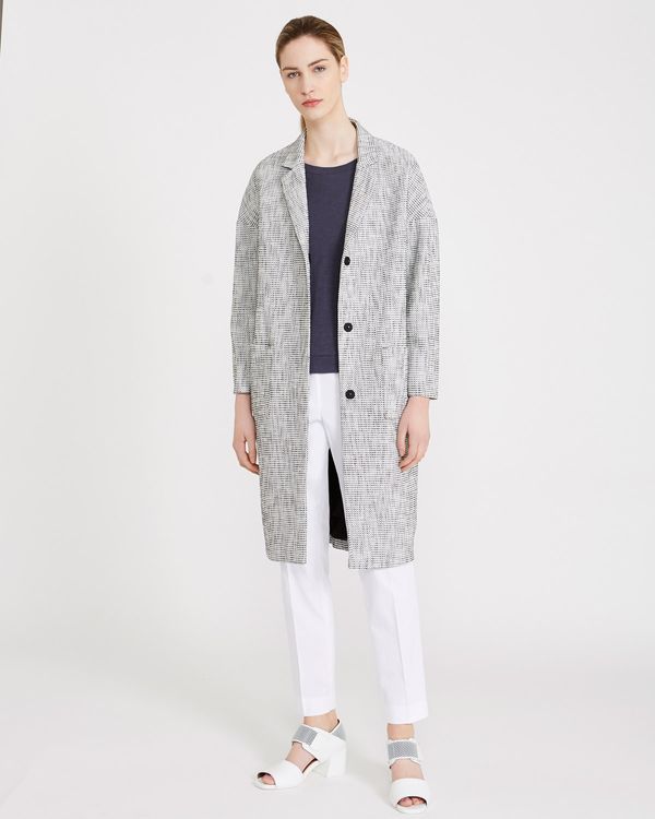 Carolyn Donnelly The Edit Textured Waffle Coat