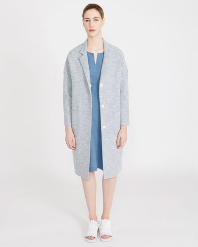 Carolyn Donnelly The Edit Textured Waffle Coat thumbnail