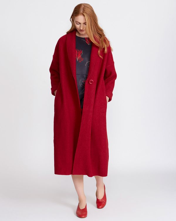 Carolyn Donnelly The Edit Boiled Wool Coat
