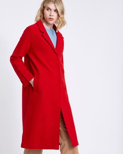 Carolyn Donnelly The Edit Boiled Wool Crombie Coat thumbnail