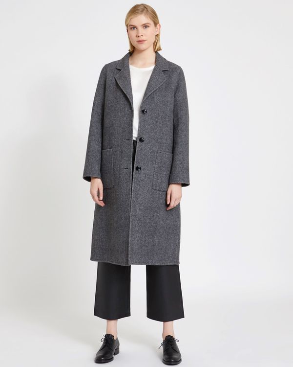 Carolyn Donnelly The Edit Double Layer Tweed Coat