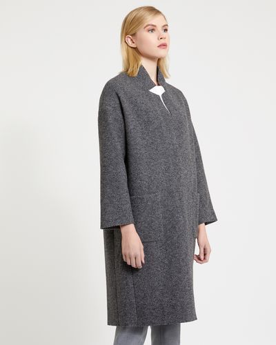 Carolyn Donnelly The Edit Bonded Wool Mix Coat thumbnail