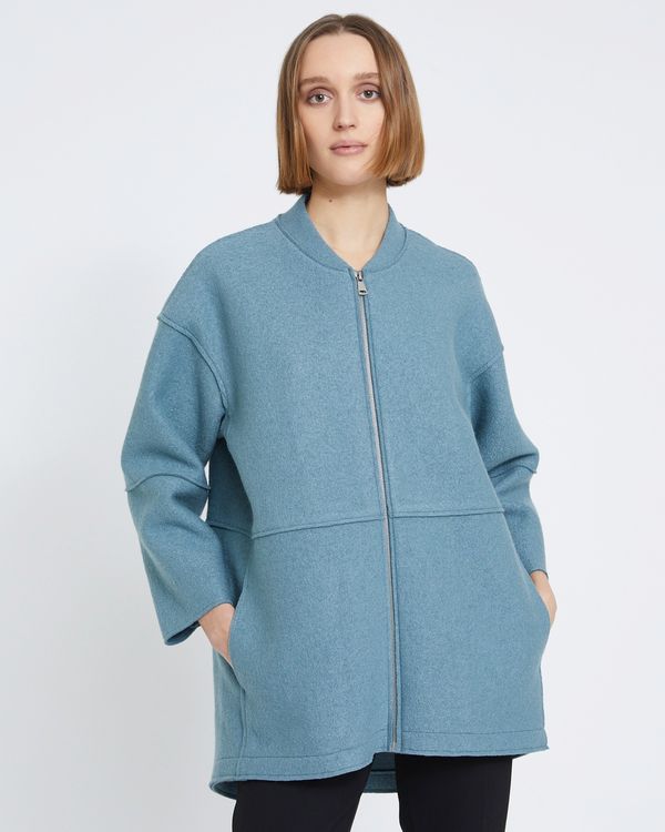 Carolyn Donnelly The Edit Bonded Boiled Wool Coat