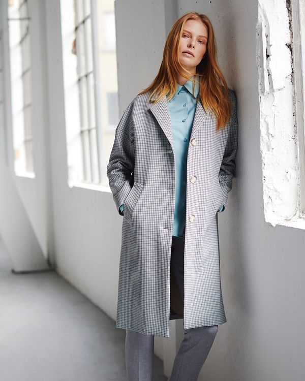 Carolyn Donnelly The Edit Check Coat