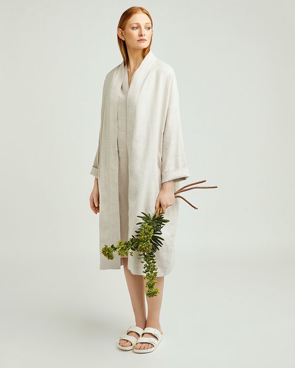 Carolyn Donnelly The Edit Linen Coat