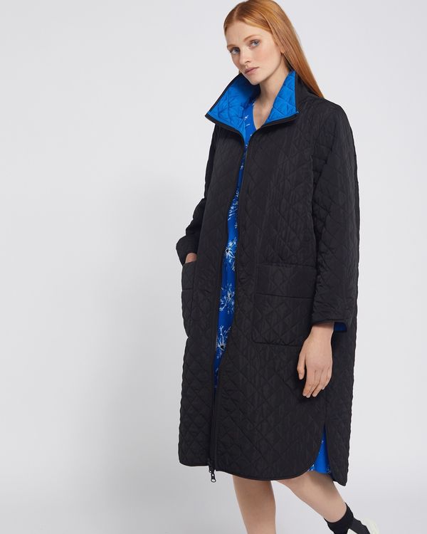 Dunnes Stores | Black Carolyn Donnelly The Edit Reversible Quilted Coat