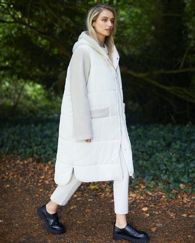Carolyn Donnelly The Edit Quilted Borg Coat