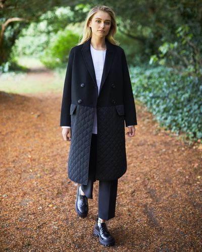 Carolyn Donnelly The Edit Wool Quilted Coat