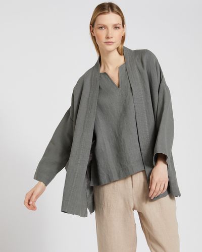 Carolyn Donnelly The Edit Throw On Linen Jacket thumbnail